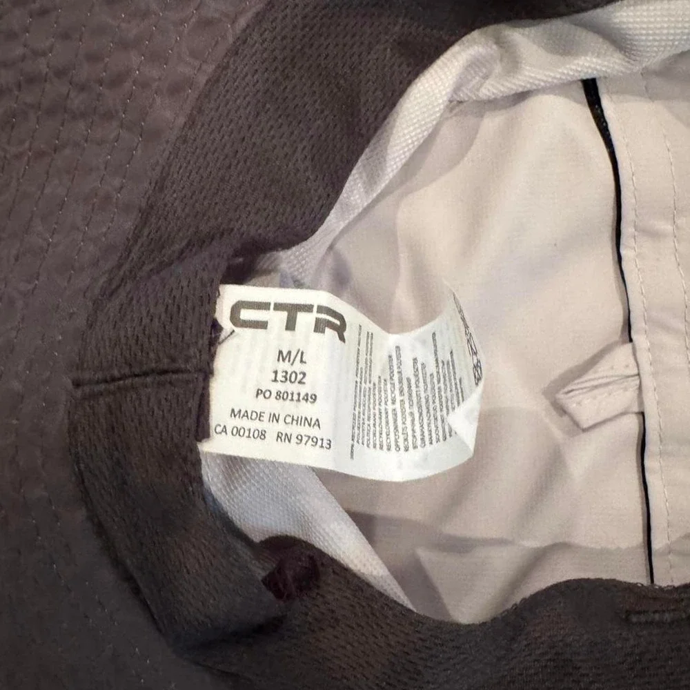 CTR Chaos Thermal Regulation Light Gray UPF 50+ Sun Bucket Hat Size M/L